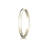 18k Yellow Gold 2.0 Mm Slightly Domed Traditional Oval Ring