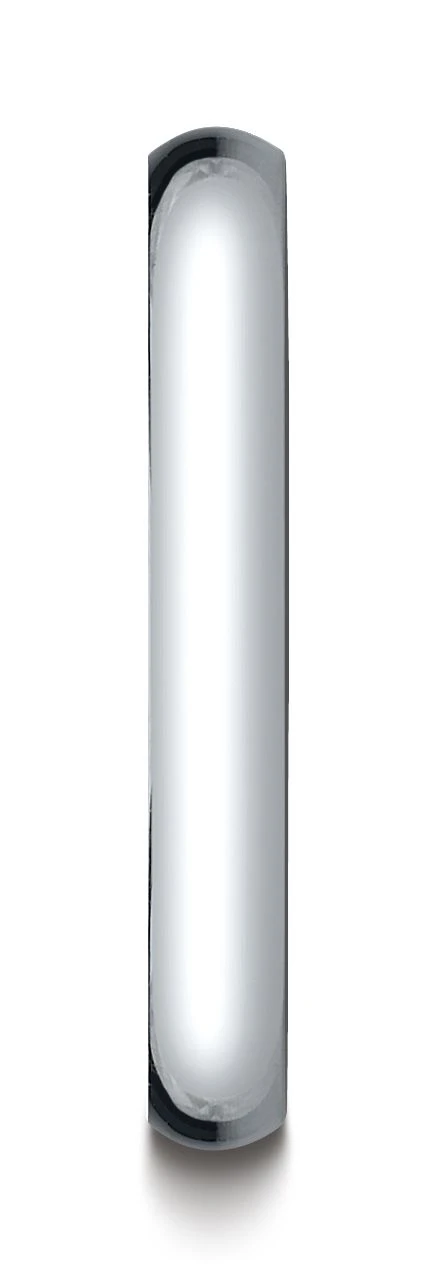 Platinum 3mm Slightly Domed Traditional Oval Ring 5 Platinum 3mm Slightly Domed Traditional Oval Ring - Image 3