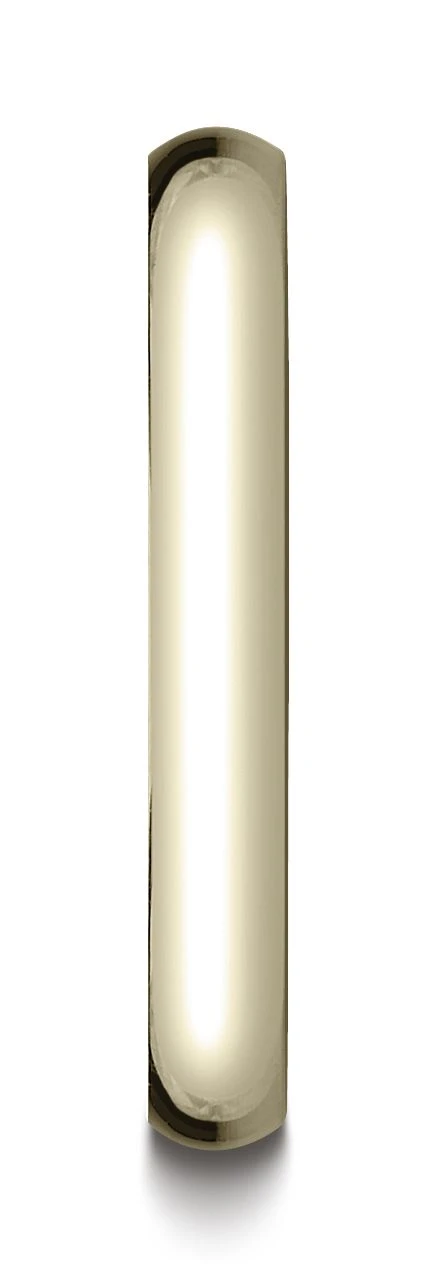 18k Yellow Gold 3mm Slightly Domed Traditional Oval Ring 5 18k Yellow Gold 3mm Slightly Domed Traditional Oval Ring - Image 3