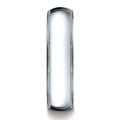 Platinum 6mm Slightly Domed Traditional Oval Ring With Milgrain 7 Platinum 6mm Slightly Domed Traditional Oval Ring With Milgrain -Aurora Jewels Store 360 w su 2 03becf72 7ac6 4ace 8fd1 6eddbf6fd6a9