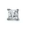 18k White Gold 4-prong Princess Diamond Single Stud Earring 0.16ctw (4.0mm Ea), H-i Color, Vs Clarity