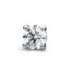 14k White Gold 4-prong Round Diamond Single Stud Earring 1.00ctw (6.5mm Ea), H-i Color, Si Clarity -Aurora Jewels Store 4 prong round white 52 66480ec5 f666 4949 94f4 dcb3d9738832