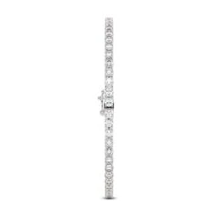 Exquisite Lab-Grown Diamond Tennis Bracelet In White & Yellow Gold, 3-15 Carats (EFG, VS, Excellent Cut) -Aurora Jewels Store 4rdtbr wlbwhite
