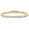 Diamond Tennis Bracelet In 14k Yellow Gold (7.70 Ct.tw.) 2 Diamond Tennis Bracelet In 14k Yellow Gold (7.70 Ct.tw.) -Aurora Jewels Store 70101 yg temp