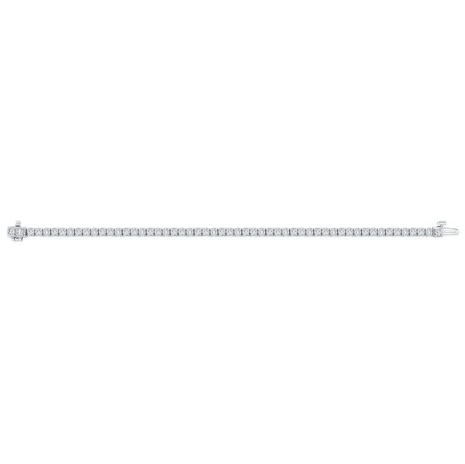 Diamond 4-prong Tennis Bracelet In 18k White Gold (16.50ctw) 4 Diamond 4-prong Tennis Bracelet In 18k White Gold (16.50ctw) - Image 2