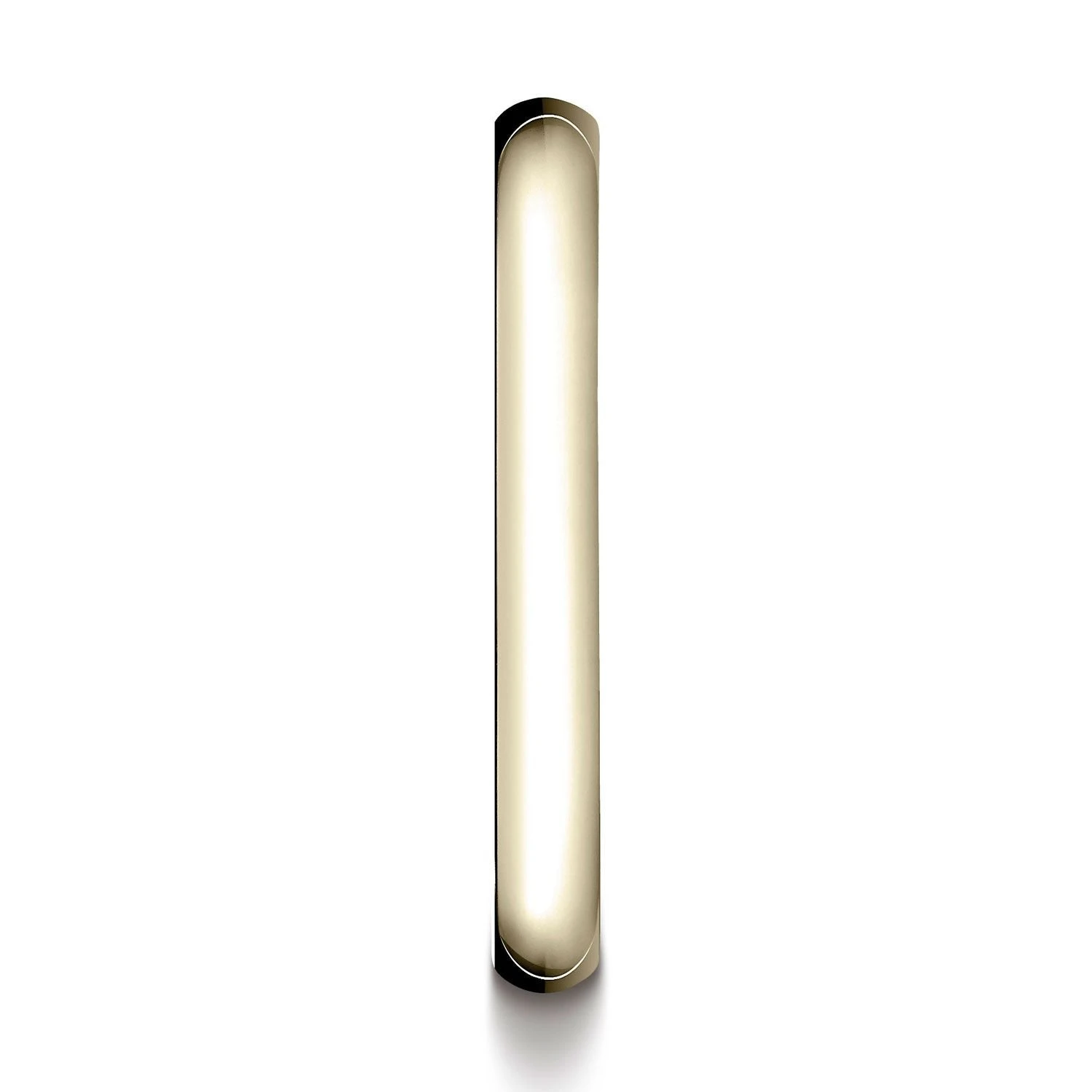 18k Yellow Gold 3mm High Dome Comfort-fit Ring 4 18k Yellow Gold 3mm High Dome Comfort-fit Ring - Image 2