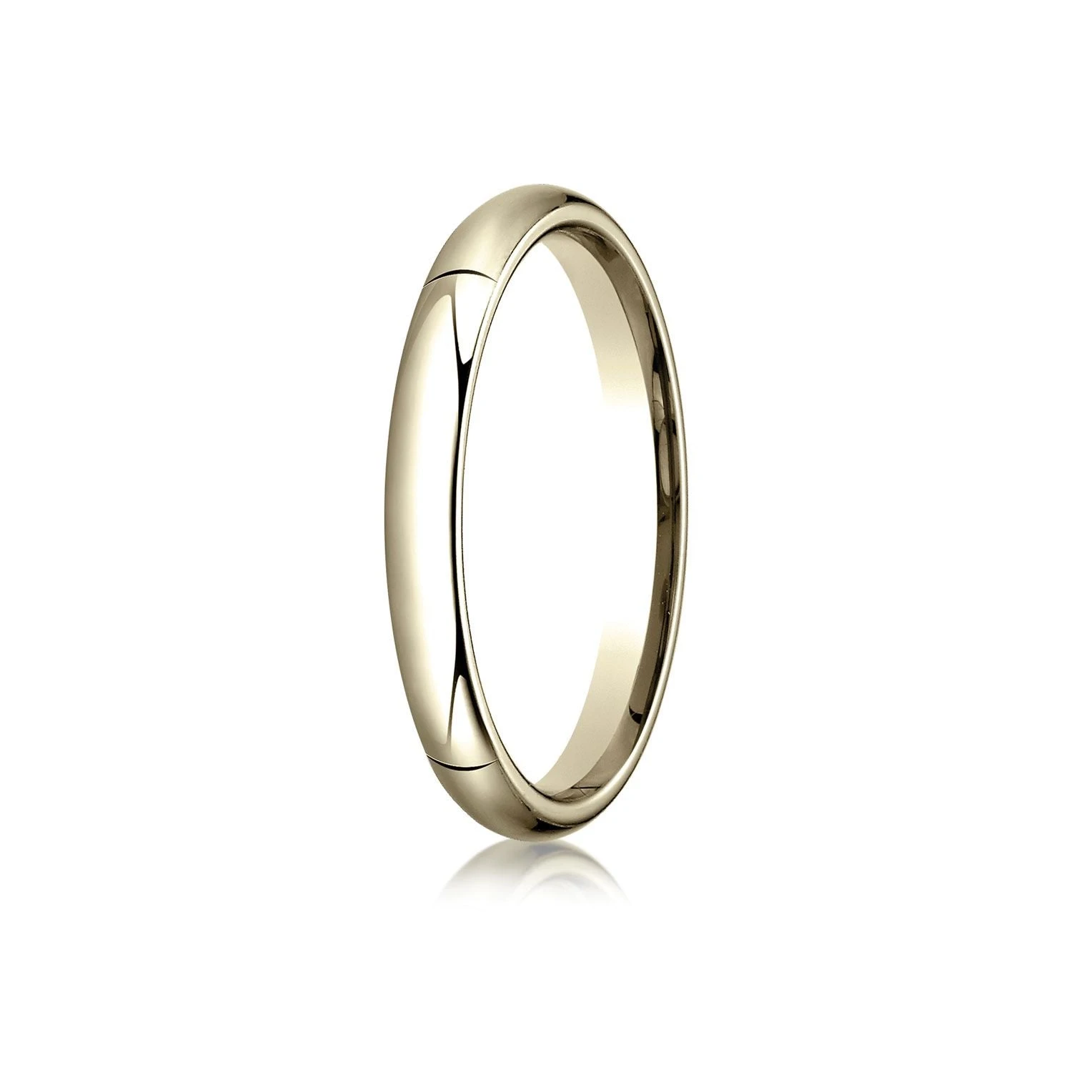 18k Yellow Gold 3mm High Dome Comfort-fit Ring 3 18k Yellow Gold 3mm High Dome Comfort-fit Ring