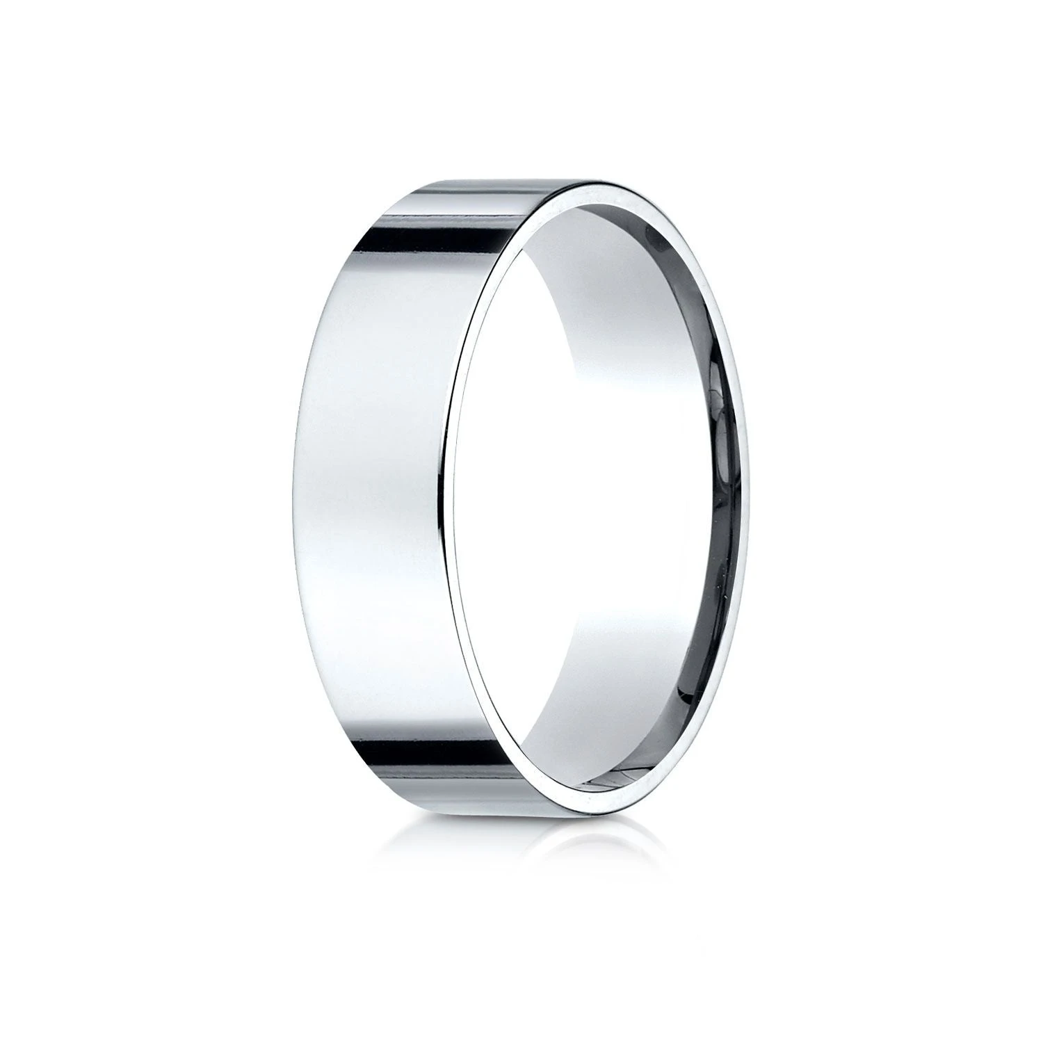 Platinum 6mm Flat Comfort-fit Ring 4 Platinum 6mm Flat Comfort-fit Ring - Image 2
