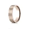 14k Rose Gold 6mm Comfort-fit Satin-finished With Parallel Center Cuts Carved Design Band -Aurora Jewels Store cf66334 r tq 1 751a49a7 e68e 4159 a758 2580277bd36d