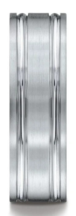Platinum 7mm Comfort-fit Satin-finished With Parallel Grooves Carved Design Band 7 Platinum 7mm Comfort-fit Satin-finished With Parallel Grooves Carved Design Band -Aurora Jewels Store cf67423 w su 2 c8aeeb6e d2b0 4aac b563 1a742800bb90