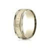 14 Karat Yellow Gold 8mm Comfort-fit Hammered Center High Polish Round Edge Carved Design Band 1 14 Karat Yellow Gold 8mm Comfort-fit Hammered Center High Polish Round Edge Carved Design Band -Aurora Jewels Store cfyb158309 tq 1 5440d1e3 1b54 4178 b613 d859053d22c8