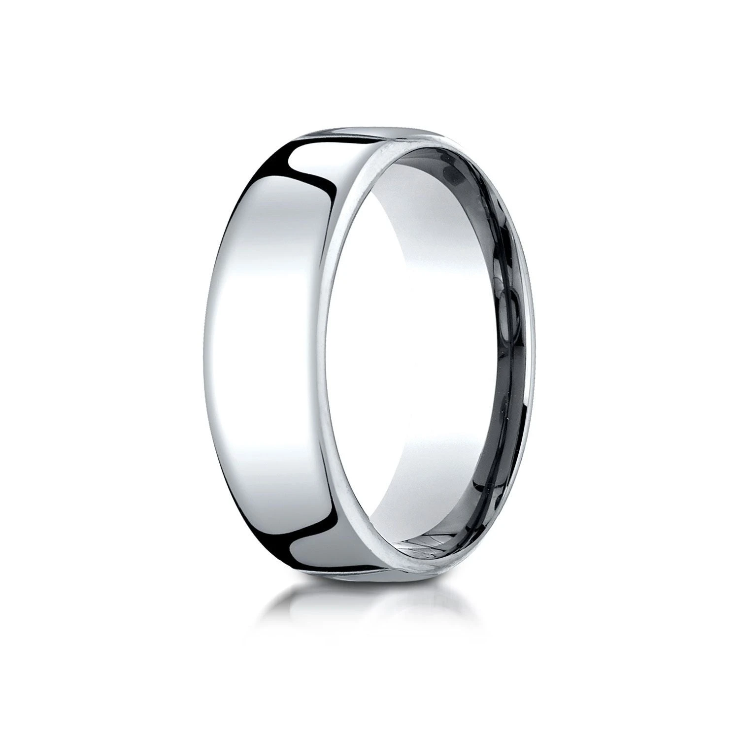 Platinum 7.5mm Deluxe Comfort-fitRing 4 Platinum 7.5mm Deluxe Comfort-fitRing - Image 2
