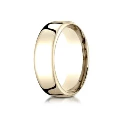 14k Yellow Gold 7.5mm Deluxe Comfort-fitRing