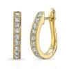 Diamond J Hoop Earrings In 14k Yellow Gold (0.50 Ctw) 1 Diamond J Hoop Earrings In 14k Yellow Gold (0.50 Ctw) -Aurora Jewels Store fy60956d3c 1