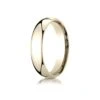 18k Yellow Gold 5mm Slightly Domed Standard Comfort-fit Ring