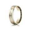 18k Yellow Gold 6mm Comfort-fit Satin-finished High Polished Center Trim And Round Edge Carved Design Band -Aurora Jewels Store recf56180 y tq e4b1a232 fccb 4b2b 8fc1 b0965f816b1e
