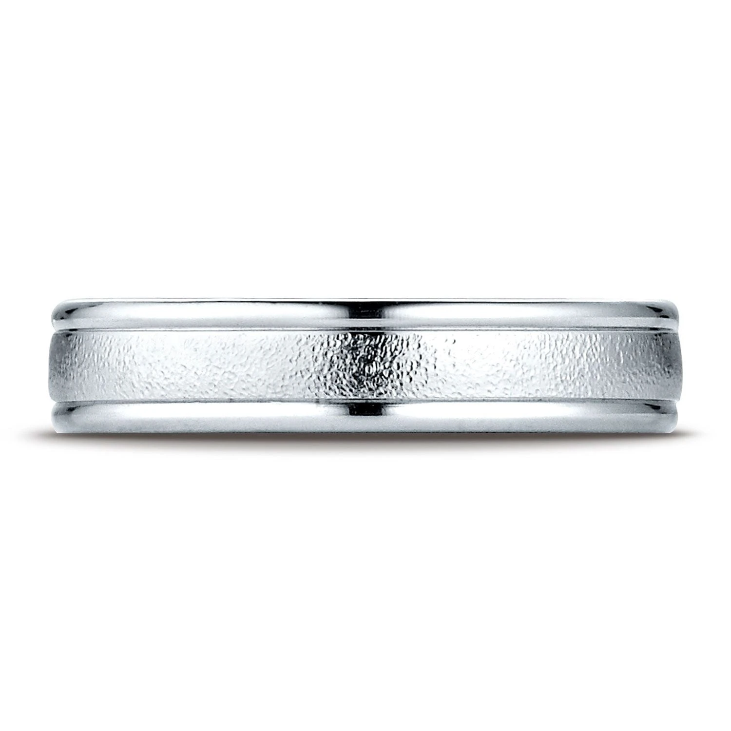 Platinum 4mm Comfort-fit Wired-finished High Polished Round Edge Carved Design Band 3 Platinum 4mm Comfort-fit Wired-finished High Polished Round Edge Carved Design Band