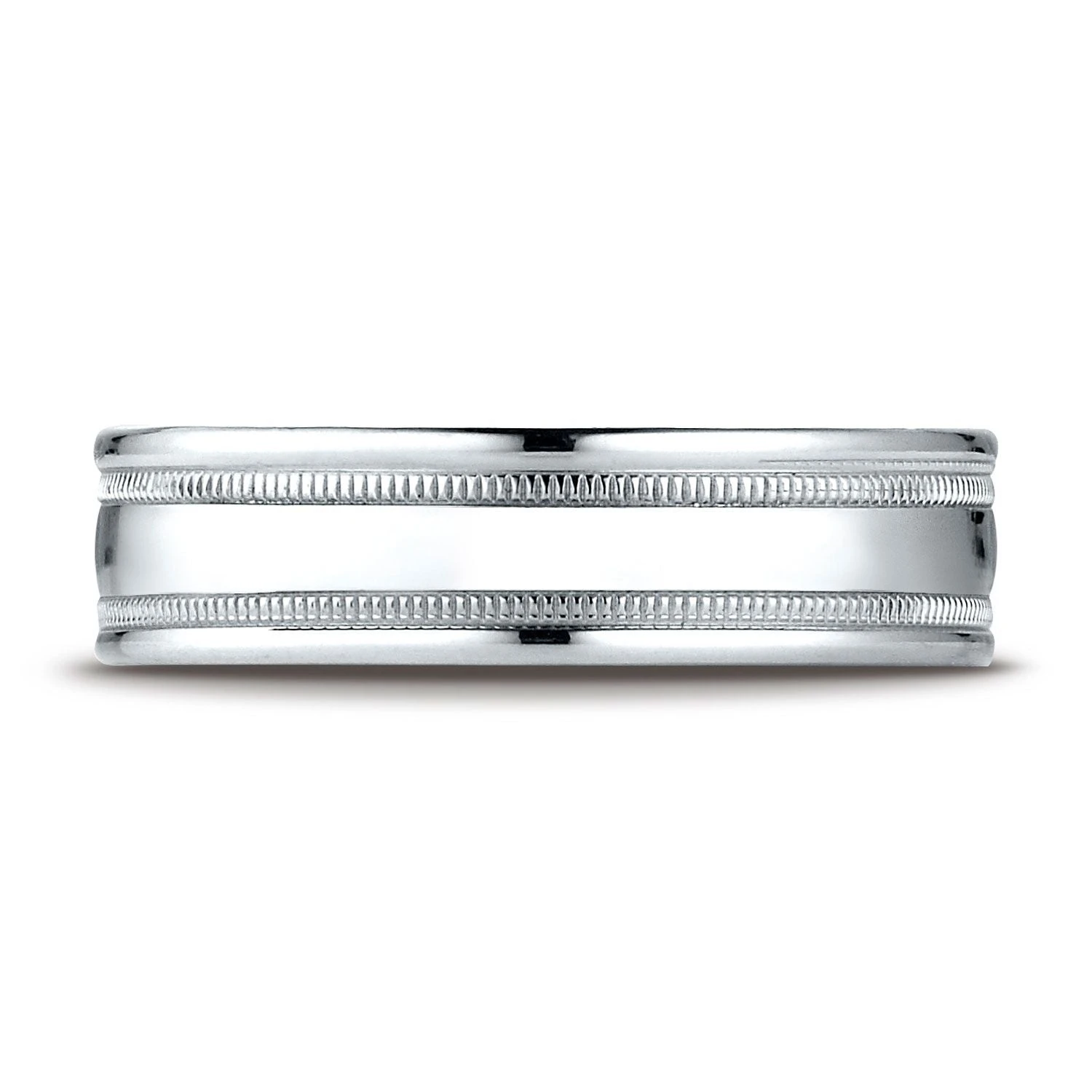 Platinum 6mm Comfort-fit High Polished With Milgrain Round Edge Carved Design Band 3 Platinum 6mm Comfort-fit High Polished With Milgrain Round Edge Carved Design Band