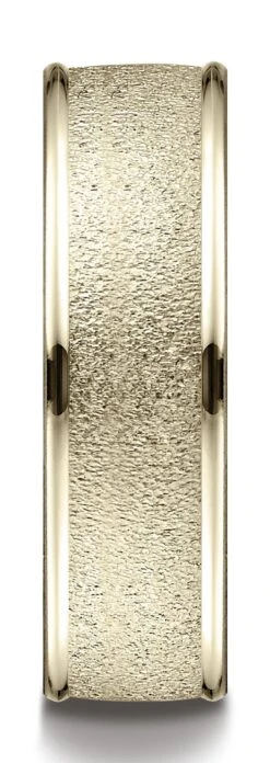 18k Yellow Gold 7mm Comfort-fit Wired-finished High Polished Round Edge Carved Design Band 5 18k Yellow Gold 7mm Comfort-fit Wired-finished High Polished Round Edge Carved Design Band -Aurora Jewels Store recf7702 y su 31ab8634 e52f 465b a6d2 e37c36e025ba