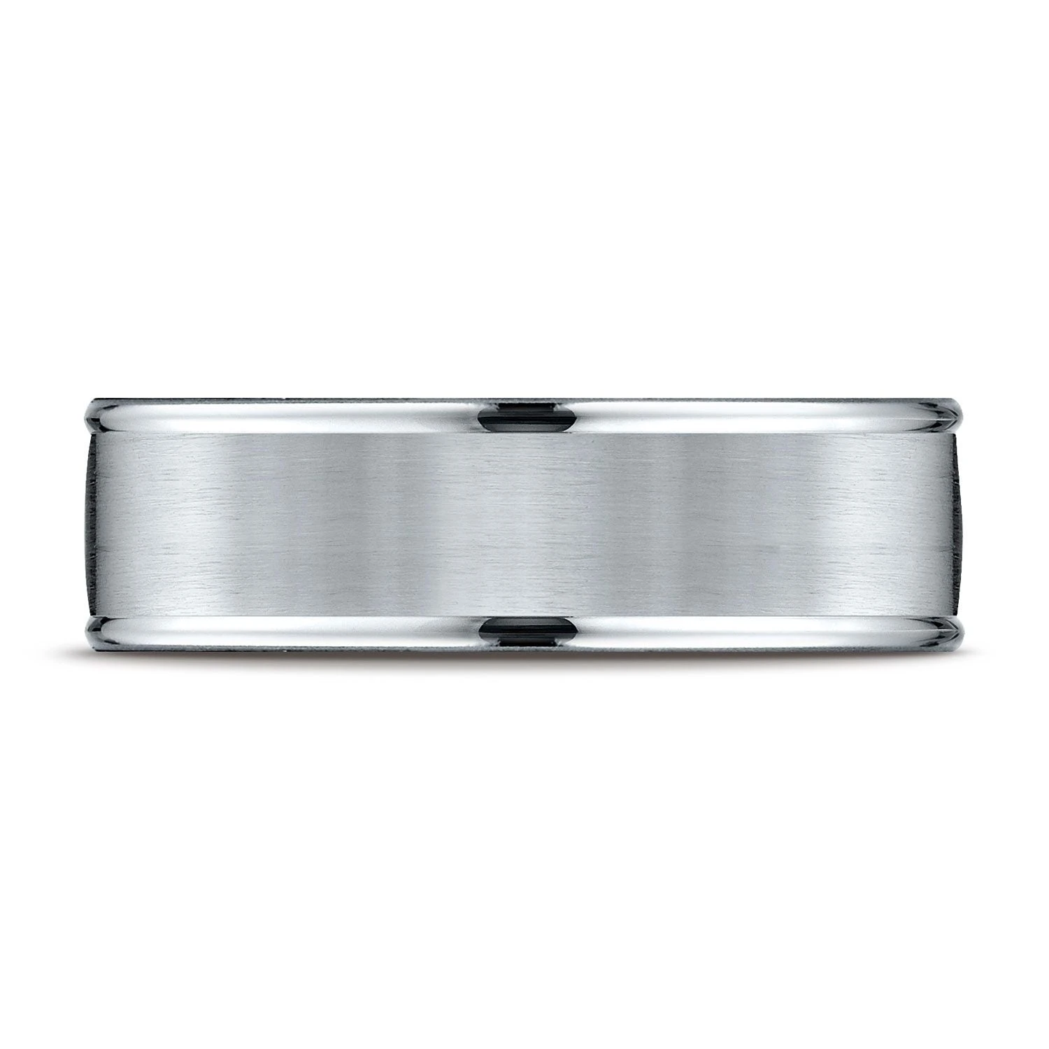 Platinum 7mm Comfort-fit Satin Finish High Polished Round Edge Carved Design Band 3 Platinum 7mm Comfort-fit Satin Finish High Polished Round Edge Carved Design Band