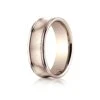 14k Rose Gold 7.5mm Comfort-fit Satin-finished Concave Round Edge Carved Design Band -Aurora Jewels Store recf87500 r tq dbbf1c28 6d87 4f64 a96b 478d19d09d34