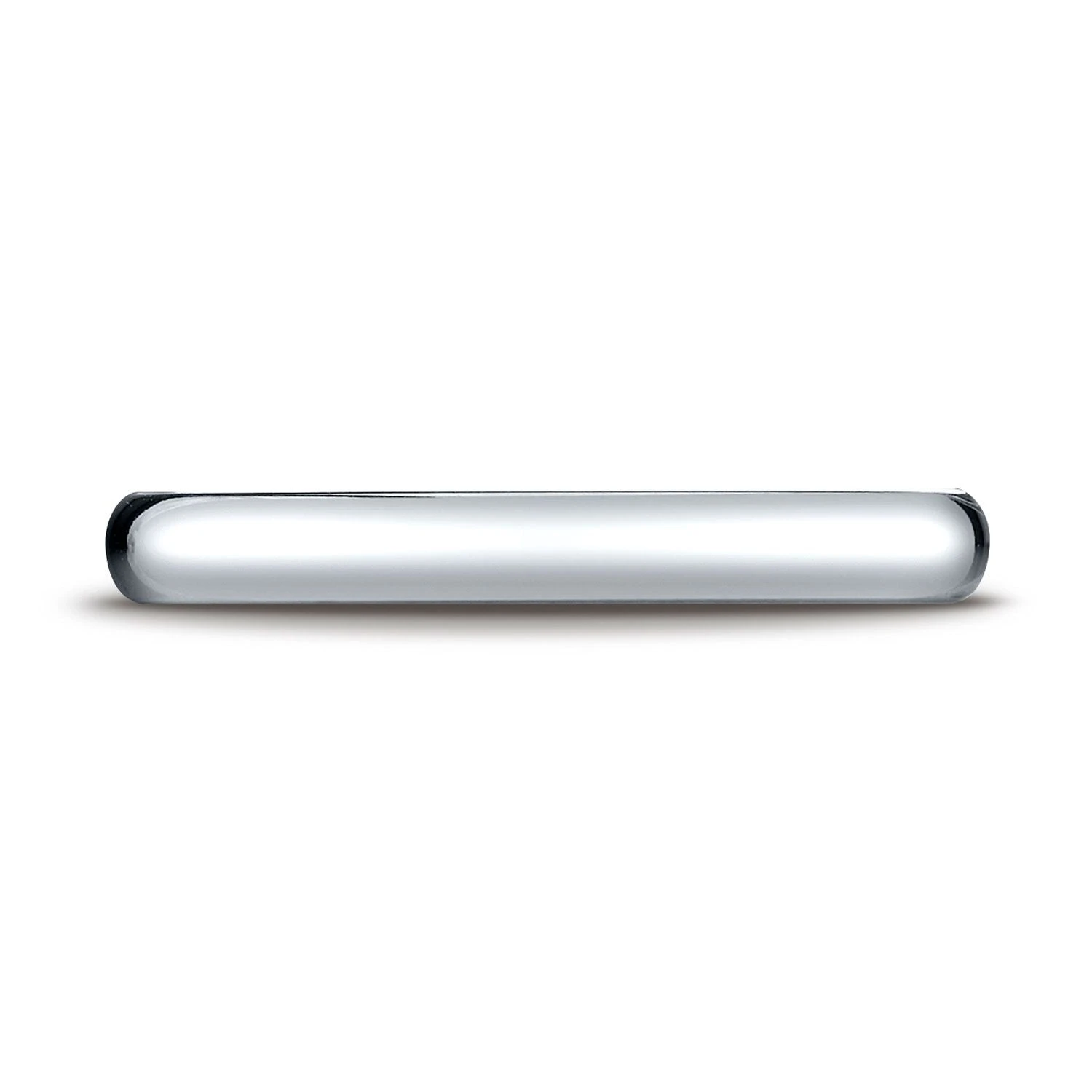 Platinum 3mm Slightly Domed Super Light Comfort-fit Ring 3 Platinum 3mm Slightly Domed Super Light Comfort-fit Ring