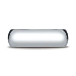 Platinum 7mm Slightly Domed Super Light Comfort-fit Ring